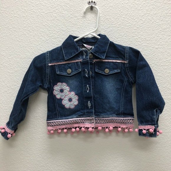powder blue denim jacket
